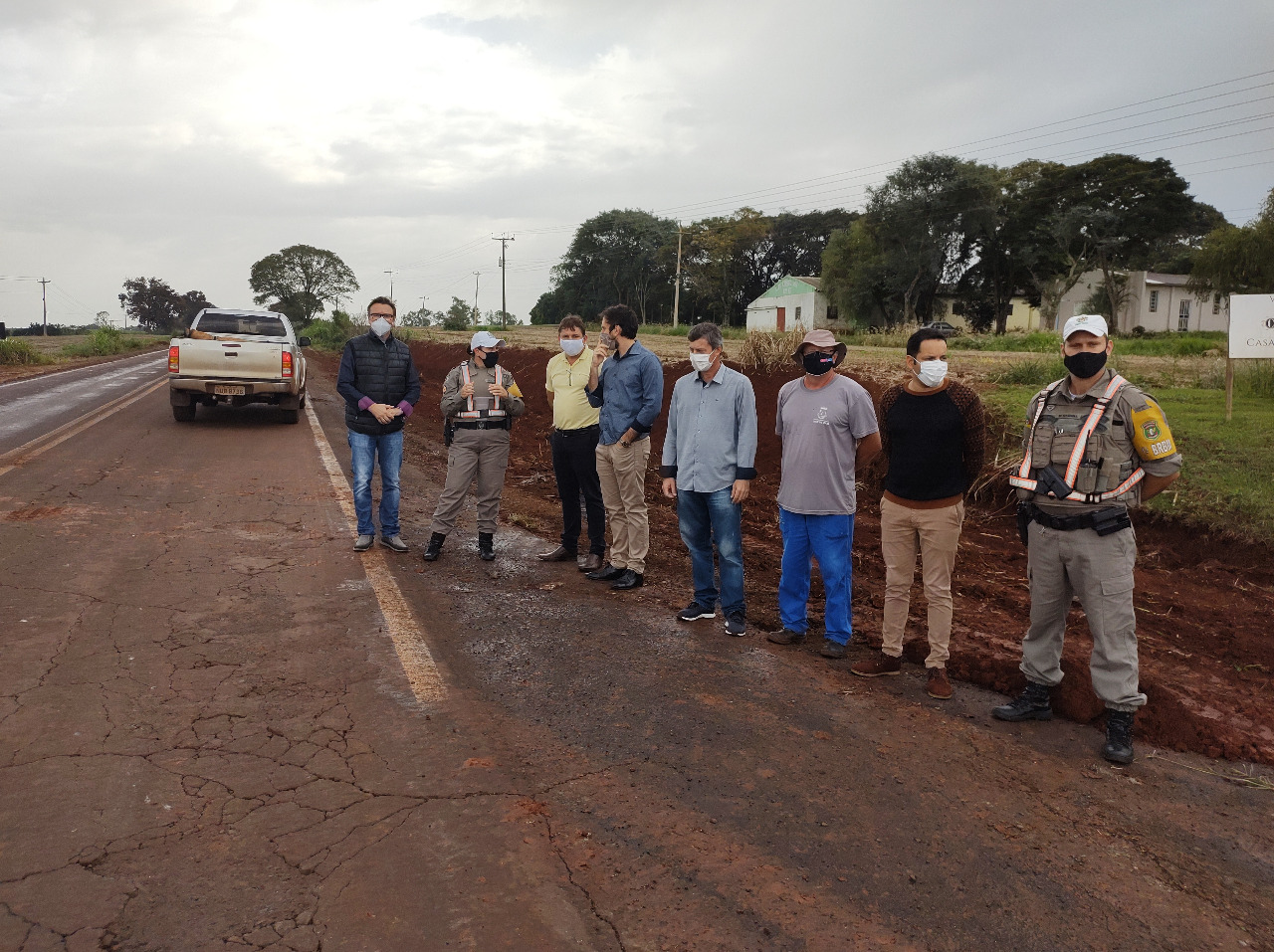 INICIAM OBRAS DE REFÚGIO NA ERS-342